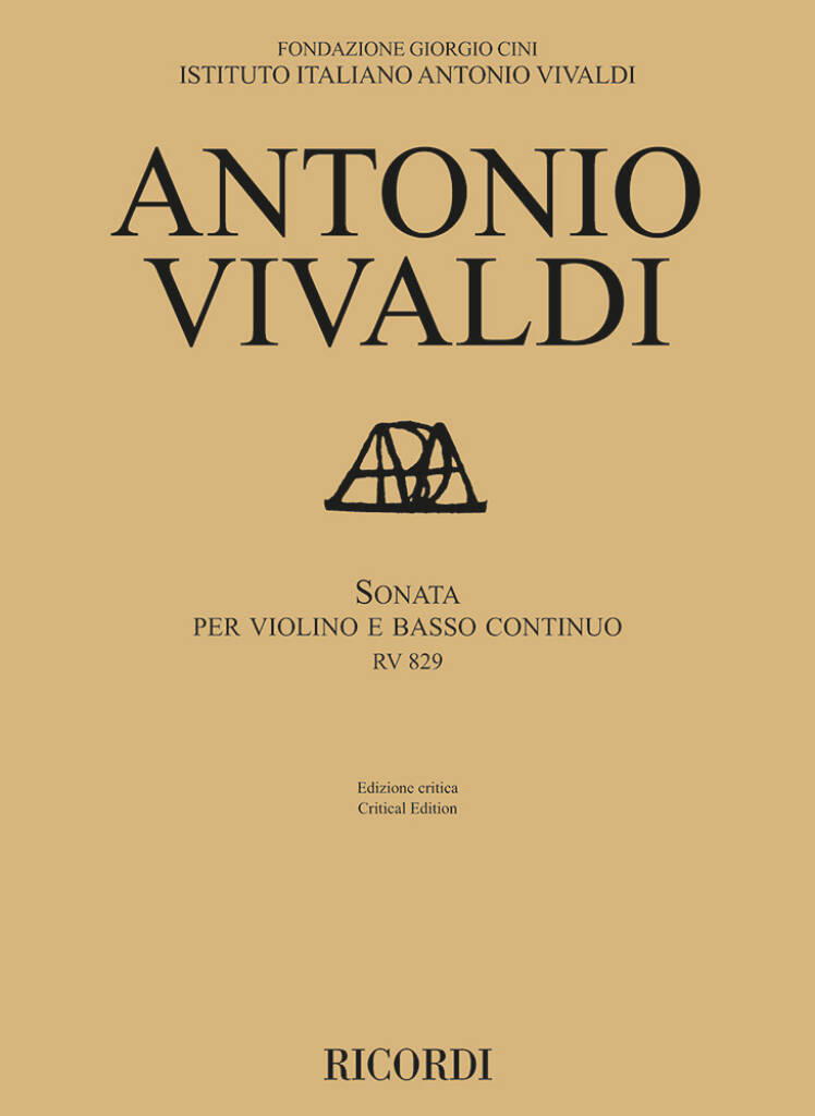 Sonata per violino e basso continuo RV 829
