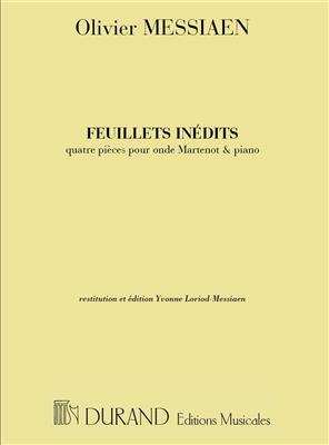 Feuillets Inedits4 Pieces Pour Onde