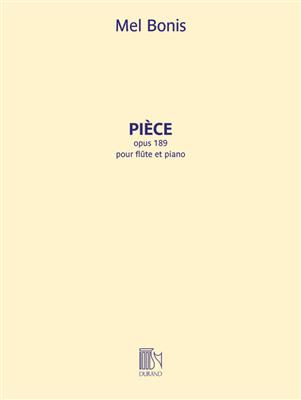 Pièce pour flûte et piano, Opus 189