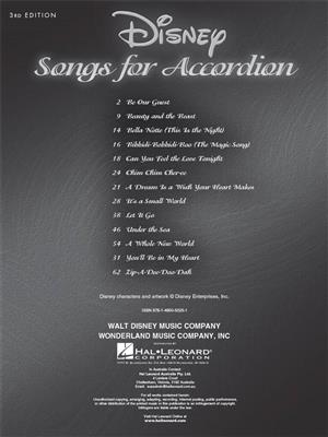 Disney Songs for Accordion