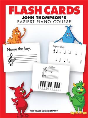 John Thompson's Easiest Piano Course Flash Cards