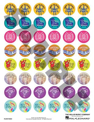 Piano Achievement Stickers